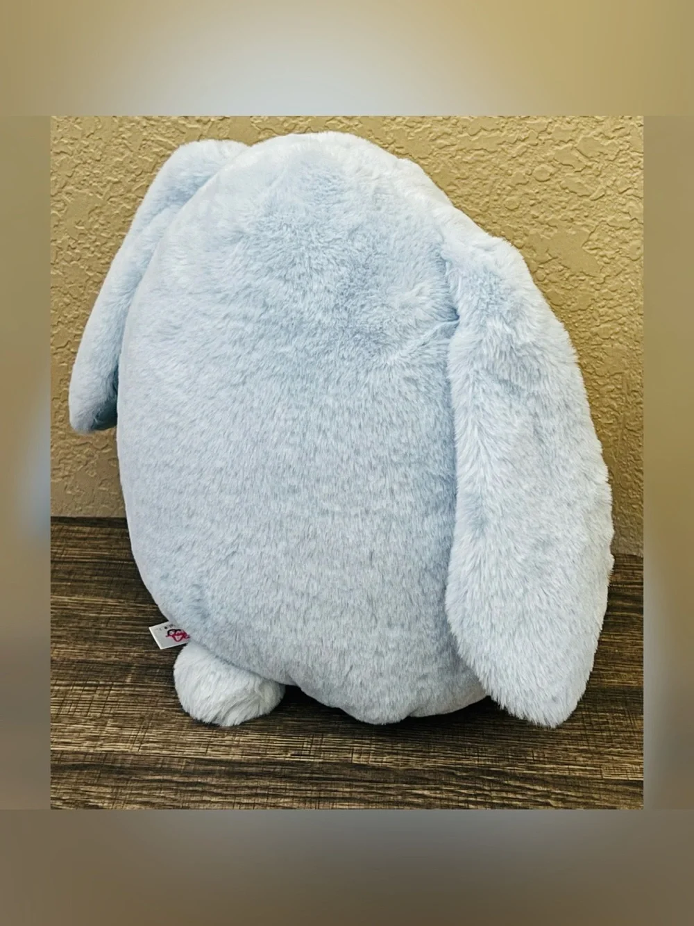 Squishmallows Bastian the Winking Blue Bunny FuzzAMallow Plush Toy